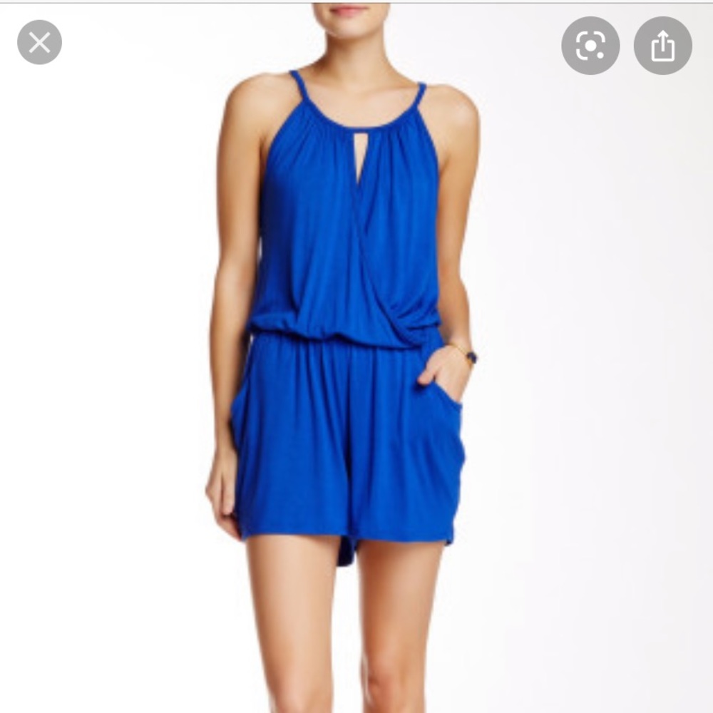 blue loveappella romper